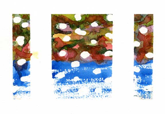 Shimmering Water Triptych