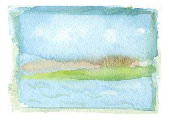 Sandbar And Peninsula